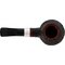 Holmer Knudsen Flake Pipes Bulldog schwarz (interne Nr. 7) Draufsicht