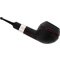 Holmer Knudsen Flake Pipes Bulldog schwarz (interne Nr. 8) Detailbild