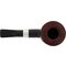 Holmer Knudsen Flake Pipes Pot schwarz filterlos (interne Nr. 10) Draufsicht