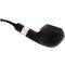 Holmer Knudsen Flake Pipes Bulldog schwarz (interne Nr. 7)
