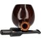 Apple Glatt Dunkelbraun 06