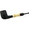 Rattray's Bamboo Pfeifen Sandgestrahlt Schwarz (B-Ware) seitlich