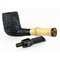 Rattray's Bamboo Pfeifen Sandgestrahlt Schwarz (B-Ware) offen