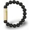 Les Fines Lames Punch Bracelets Solo Brass Onyx Größe S