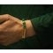 Les Fines Lames Punch Bracelets Verde Cobre Gold Ring_04