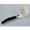 Barling Ivory (Meerschaum) Army Bent rustic (15860) (interne Nr. 5)