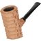 Tom Eltang Freehand Pfeifen Rustic Poker Hellbraun_03