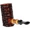Tom Eltang Freehand Pfeifen Rustic Poker Dunkelbraun Bambus_02