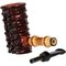 Tom Eltang Freehand Pfeifen Rustic Poker Dunkelbraun Bambus_06