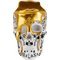 Totenkopf weiß-gold 3