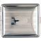 Classic Zigarilloetui 18er vom Hofe Metall chrom Streifen (600642)