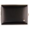 vom Hofe Manufaktur Zigarilloetui 18er Soft-Leder schwarz Rahmen nickel (612941)