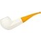 White Pipes Meerschaum Bent Bulldog_01