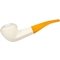 White Pipes Meerschaum Bent Rhodesian_01