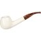 White Pipes Meerschaum Apple Groß_01