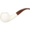 White Pipes Meerschaum Apple Groß_01
