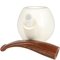 White Pipes Meerschaum Apple Groß_06