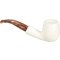 White Pipes Meerschaum Bent Groß_05