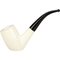 White Pipes Meerschaum Bent Groß_01
