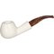 White Pipes Meerschaum Apple Groß_01