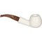 White Pipes Meerschaum Apple Groß_05