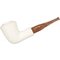 White Pipes Meerschaum Calabash Groß_01