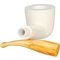 White Pipes Meerschaum Dublin Groß_06