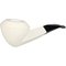 White Pipes Meerschaum Bent Rhodesian Groß_03