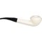 White Pipes Meerschaum Bent Rhodesian Groß_05