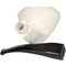 White Pipes Meerschaum Bent Rhodesian Groß_06