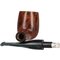 Courrieu Pfeifen Straight Grain Grand Deluxe Billiard Glatt filter