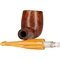 Courrieu Pfeifen Straight Grain Grand Deluxe Billiard Glatt filter