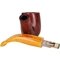 Courrieu Pfeifen Straight Grain Grand Deluxe Billiard Glatt filter