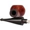 Courrieu Pfeifen Straight Grain Grand Deluxe Diplomat Glatt filter