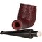 Courrieu Pfeifen Billiard Sandgestrahlt filter