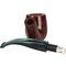 Courrieu Pfeifen Straight Grain Grand Deluxe Billiard Glatt filter