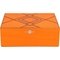 The White Spot Art Deco Orange 50er front
