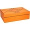 The White Spot Art Deco Orange 100er back