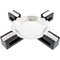 Guy Janot Ascher Holz 4er Cigarrenascher Elite schwarz (7135)
