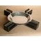Guy Janot Ascher Holz 4er Cigarrenascher Elite schwarz (7135)
