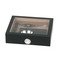 Classic Humidor Set Glasdeckel schwarz