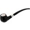 Vauen Lesepfeifen Schwarz Modell 3614 Meerschaumeinsatz kurz