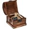 Santiago de Cuba Rum Isla del Tesoro Ron Extra Añejo Wooden Box (0,7 l / 40 % vol.)_Box/Flasche