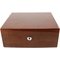 Basic Design-Humidor (Hellbraun) 35-40 Zigarren incl. 50er Befeuchter und Hygrom