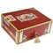 Elie Bleu Collection Alba Humidor für 75 Cigarren Sykomore Maserung (Rot)