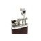 Corona Old Boy Classic (64-4007) Verchromtes Messing/ rötlicher Bruyeremantel offen