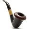 Butz Choquin Calabash XL schwarz sand horn (14408) Detailbild 2