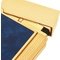 2026 Popote Blau/Golden detail