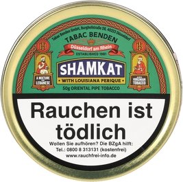 CIGARWORLD PIPES Tabac Benden Shamkat with Louisiana Perique (50g Dose)