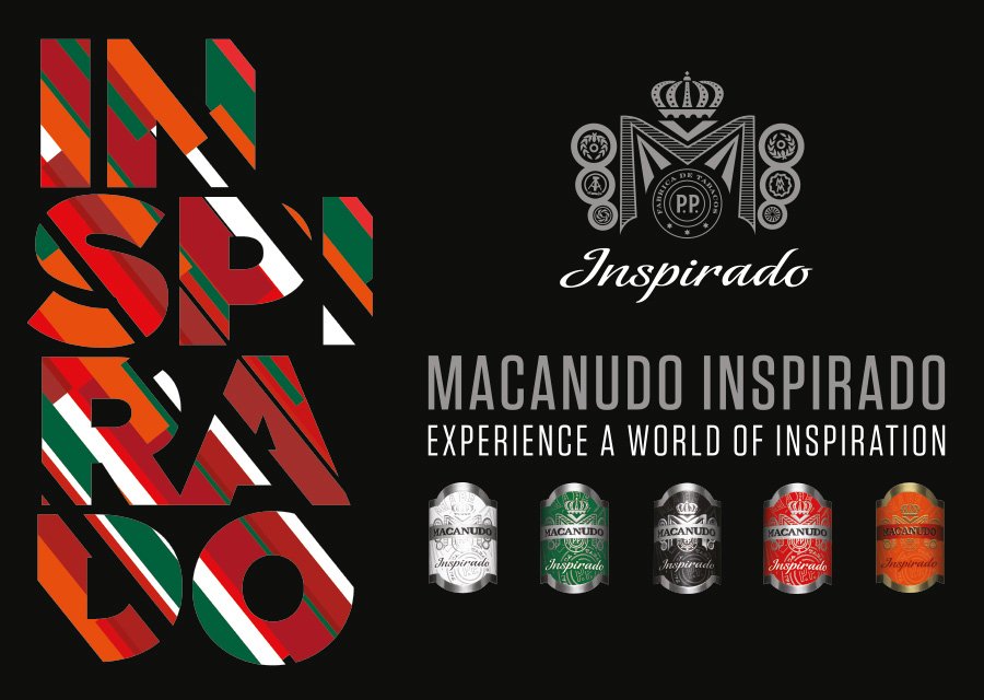 Macanudo Inspirado Zigarren Bauchbinden White Green Black Red Orange